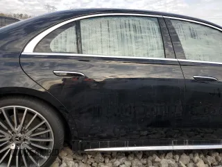 2022 Mercedes-Benz S-Class S 500 with VIN W1K6G6DB1NA142983, listed as a Copart auction lot 46433605 with 0 mi miles and Salvage Title. Bid and sale history available at carsss.com. Image 10.