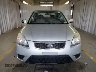 2010 Kia Rio LX with VIN KNADH4A34A6643716, listed as a Copart auction lot 46880375 with 112,265 mi miles and Salvage Title. Bid and sale history available at carsss.com. Image 5.