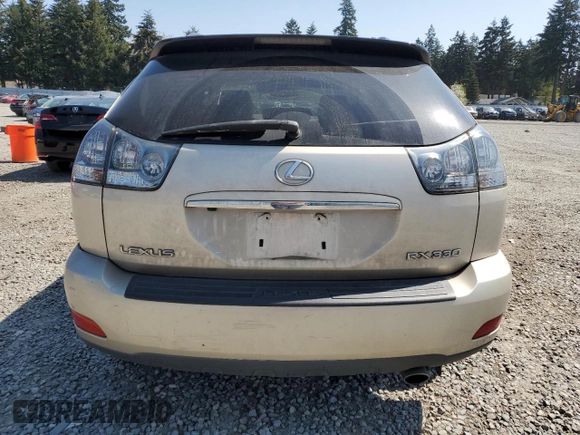 2004 Lexus RX 330 with VIN JTJHA31U940011083, listed as a Copart auction lot 54270895 with 220,856 mi miles and Salvage Title. Bid and sale history available at DreamBid. Image 6.