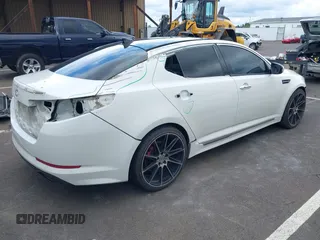 2013 Kia Optima SX with VIN 5XXGR4A63DG192937, listed as a IAAI auction lot 42247881 with 114,837 mi miles and . Bid and sale history available at DreamBid. Image 4.
