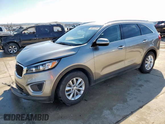 2018 Kia Sorento LX with VIN 5XYPG4A39JG375908, listed as a Copart auction lot 45412235 with 140,483 mi miles and Salvage Title. Bid and sale history available at carsss.com. Image 1.