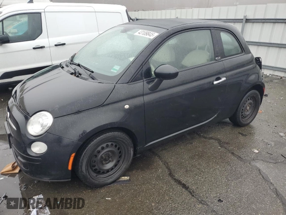 2013 FIAT 500 Pop с VIN 3C3CFFDR5DT686315, выставлен на аукционе Copart как лот 43109845 с пробегом Не указан миль и Списание • Salvage title. История ставок и продаж доступна на DreamBid. Изображение 1.