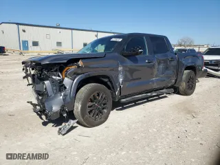 2024 Toyota Tundra 4WD SR5 with VIN 5TFLA5DB3RX188424, listed as a Copart auction lot 47259335 with 8,674 mi miles and Salvage Title. Bid and sale history available at carsss.com. Image 1.