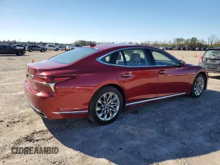 2019 Lexus LS with VIN JTHB51FF1K5007992, listed as a Copart auction lot 41453165 with 50,571 mi miles and Salvage Title. Bid and sale history available at carsss.com. Image 3.