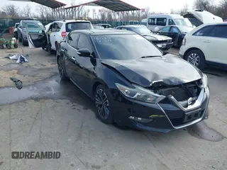2016 Nissan Maxima 3.5 SV with VIN 1N4AA6AP2GC388167, listed as a IAAI auction lot 41790139 with 91,434 mi miles. Bid and sale history available at carsss.com. Image 1.