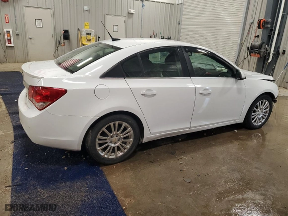2011 Chevrolet Cruze ECO w/1XF with VIN 1G1PJ5S91B7277649, listed as a Copart auction lot 48081405 with 0 mi miles and Clean Title. Bid and sale history available at carsss.com. Image 3.