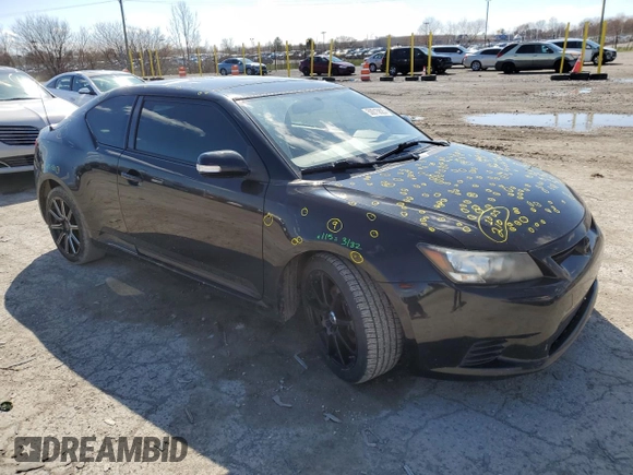 2013 Scion tC with VIN JTKJF5C73D3057301, listed as a Copart auction lot 50015625 with 143,306 mi miles and Salvage Title. Bid and sale history available at carsss.com. Image 4.