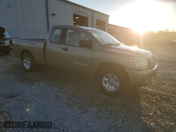 2005 Nissan Titan XE with VIN 1N6BA06A75N520497, listed as a Copart auction lot 47412095 with 170,653 mi miles and Salvage Title. Bid and sale history available at carsss.com. Image 4.