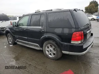2004 Lincoln Aviator Luxury with VIN 5LMEU88HX4ZJ46399, listed as a Copart auction lot 43028325 with 96,743 mi miles and Salvage title. Bid and sale history available at DreamBid. Image 2.