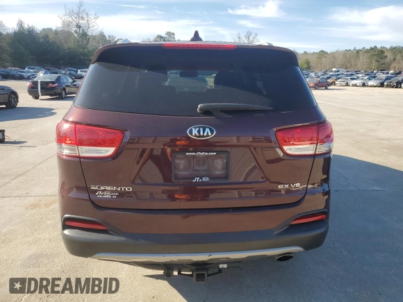2018 Kia Sorento EX with VIN 5XYPH4A5XJG349798, listed as a Copart auction lot 47433175 with 202,901 mi miles and Salvage Title. Bid and sale history available at DreamBid. Image 6.