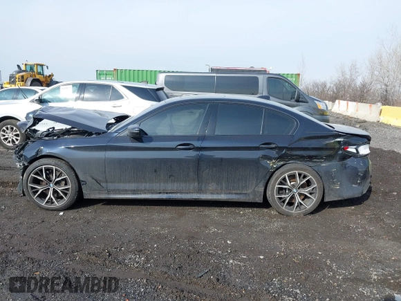 2021 BMW 5 Series 540i xDrive with VIN WBA73BJ07MWW98297, listed as a IAAI auction lot 41476777 with 47,693 mi miles and . Bid and sale history available at DreamBid. Image 14.