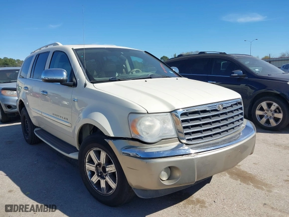 2008 Chrysler Aspen Limited with VIN 1A8HX58258F158451, listed as a IAAI auction lot 41819591 with NaN miles. Bid and sale history available at carsss.com. Image 1.