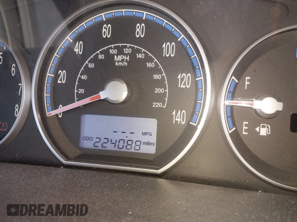 2009 Hyundai Santa Fe SE with VIN 5NMSH73E69H264547, listed as a IAAI auction lot 41812304 with 224,088 mi miles and . Bid and sale history available at DreamBid. Image 15.