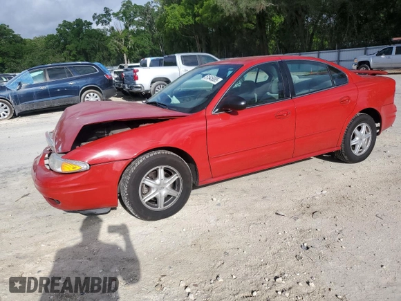 2004 Oldsmobile Alero GL1 with VIN 1G3NL52F24C200863, listed as a Copart auction lot 51545085 with 68,211 mi miles and Salvage Title. Bid and sale history available at DreamBid. Image 1.