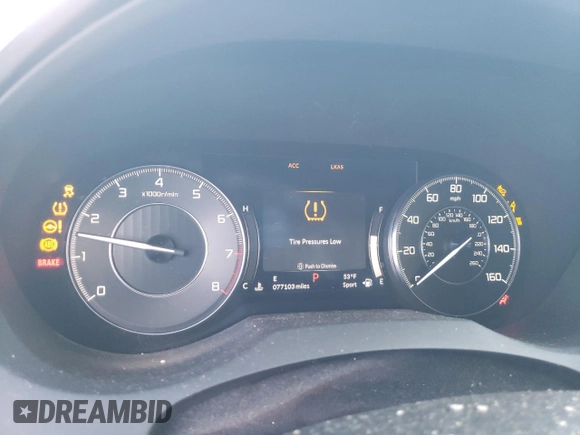 2020 Acura RDX w/Advance Pkg with VIN 5J8TC1H73LL001062, listed as a Copart auction lot 87315834 with 77,103 mi miles and Salvage Title. Bid and sale history available at carsss.com. Image 9.