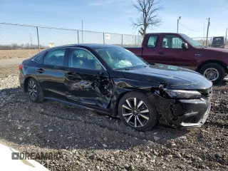 2024 Honda Civic Sedan EX with VIN 2HGFE1F71RH339253, listed as a Copart auction lot 44169905 with 26,750 mi miles and Salvage Title. Bid and sale history available at carsss.com. Image 4.