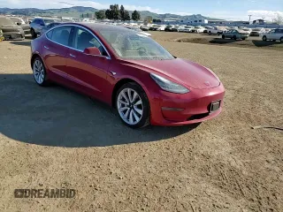 2018 Tesla Model 3 Long Range Battery with VIN 5YJ3E1EA6JF061684, listed as a Copart auction lot 48162895 with 72,664 mi miles and Salvage Title. Bid and sale history available at DreamBid. Image 10.