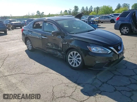 2018 Nissan Sentra S with VIN 3N1AB7AP4JY348669, listed as a Copart auction lot 55848195 with 50,700 mi miles and Salvage Title. Bid and sale history available at DreamBid. Image 13.