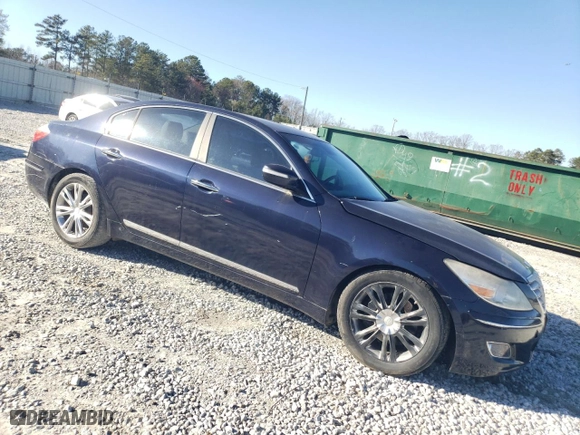 2010 Hyundai Genesis with VIN KMHGC4DF5AU071809, listed as a Copart auction lot 48360615 with 119,543 mi miles and Clean Title. Bid and sale history available at carsss.com. Image 4.