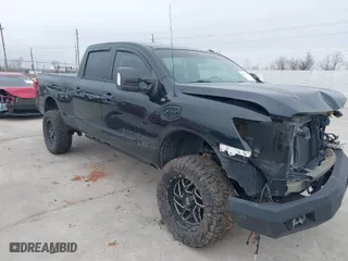 2019 Nissan Titan XD SV with VIN 1N6BA1F43KN508911, listed as a IAAI auction lot 41537497 with 61,117 mi miles. Bid and sale history available at carsss.com. Image 1.