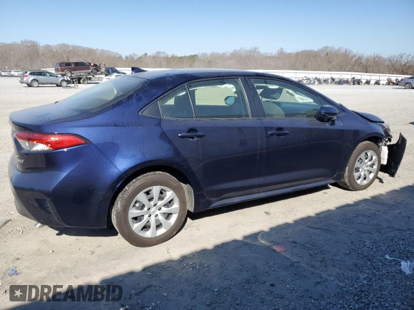 2023 Toyota Corolla Hybrid LE with VIN JTDBCMFE0PJ008775, listed as a Copart auction lot 46623435 with 51,659 mi miles and Salvage Title. Bid and sale history available at carsss.com. Image 3.