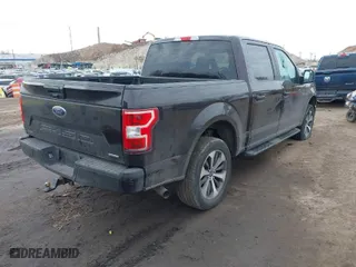 2020 Ford F-150 XL with VIN 1FTEW1EP8LKE54005, listed as a IAAI auction lot 41665480 with 33,637 mi miles. Bid and sale history available at carsss.com. Image 4.