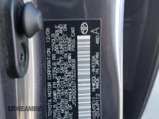 2007 Toyota Prius with VIN JTDKB20U773223808, listed as a Copart auction lot 55822455 with Not Provided miles and Clean Title. Bid and sale history available at carsss.com. Image 12.