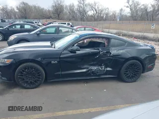 2016 Ford Mustang GT with VIN 1FA6P8CF8G5318052, listed as a IAAI auction lot 41946337 with 126,611 mi miles. Bid and sale history available at carsss.com. Image 14.