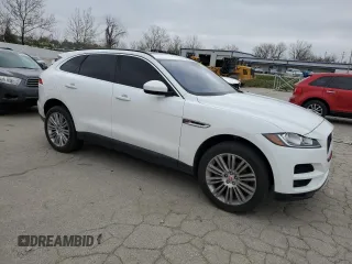2019 Jaguar F-Pace 25t Premium with VIN SADCJ2GX2KA367489, listed as a Copart auction lot 51836315 with 124,524 mi miles and Salvage title. Bid and sale history available at DreamBid. Image 4.