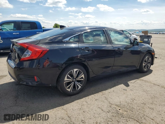 2018 Honda Civic EX-L z VIN 19XFC1F77JE200457, wystawiony jako Copart lot #55989755 z przebiegiem 95 080 mil mil oraz Szkoda całkowita • Salvage title. Historia ofert i sprzedaży dostępna na DreamBid. Obrazek 3.