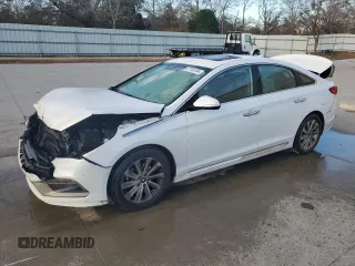 2017 Hyundai Sonata Sport with VIN 5NPE34AF4HH539386, listed as a Copart auction lot 87185104 with 158,152 mi miles and Salvage Title. Bid and sale history available at DreamBid. Image 1.