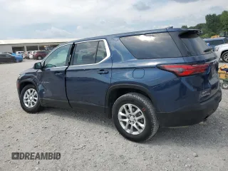 2023 Chevrolet Traverse LS z VIN 1GNERFKW8PJ112735, wystawiony jako Copart lot #60020405 z przebiegiem 72 912 mil mil oraz Szkoda całkowita • Salvage title. Historia ofert i sprzedaży dostępna na DreamBid. Obrazek 2.