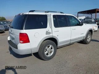 2002 Ford Explorer XLT with VIN 1FMZU73E52ZA40029, listed as a IAAI auction lot 42370340 with 119,651 mi miles and . Bid and sale history available at DreamBid. Image 4.