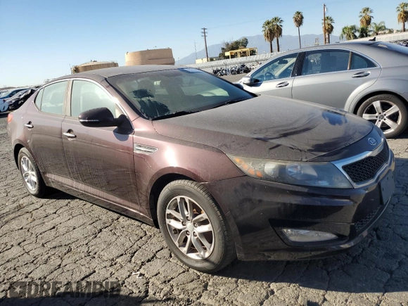 2012 Kia Optima LX with VIN 5XXGM4A70CG084622, listed as a Copart auction lot 80147604 with 55,853 mi miles and Salvage Title. Bid and sale history available at carsss.com. Image 4.