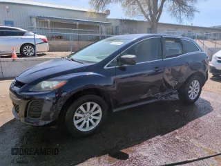2010 Mazda CX-7 Sport with VIN JM3ER2W58A0309525, listed as a Copart auction lot 52042445 with 121,325 mi miles and Salvage Title. Bid and sale history available at DreamBid. Image 1.