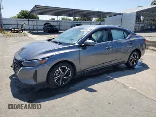 2024 Nissan Sentra SV with VIN 3N1AB8CV7RY254279, listed as a Copart auction lot 62964555 with 54,106 mi miles and Salvage title. Bid and sale history available at DreamBid. Image 1.