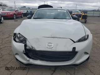 2018 Mazda MX-5 Miata RF Club with VIN JM1NDAL79J0203544, listed as a Copart auction lot 49482225 with 36,839 mi miles and Salvage Title. Bid and sale history available at carsss.com. Image 5.