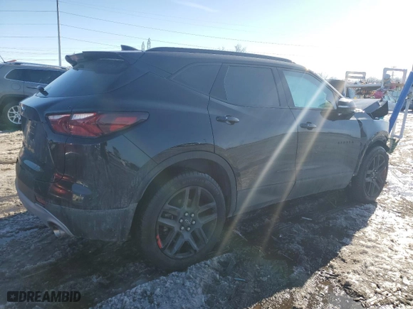 2020 Chevrolet Blazer LT with VIN 3GNKBJRS7LS622290, listed as a Copart auction lot 46069355 with 13,077 mi miles and Salvage Title. Bid and sale history available at carsss.com. Image 3.