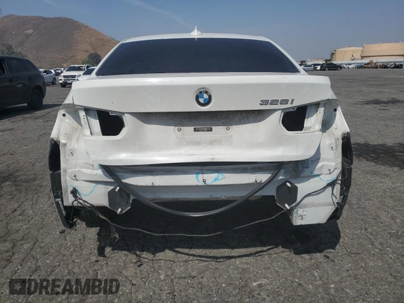 2015 BMW 3 Series 328i with VIN WBA3C1C51FP852887, listed as a Copart auction lot 58882695 with 146,823 mi miles and Salvage title. Bid and sale history available at DreamBid. Image 6.
