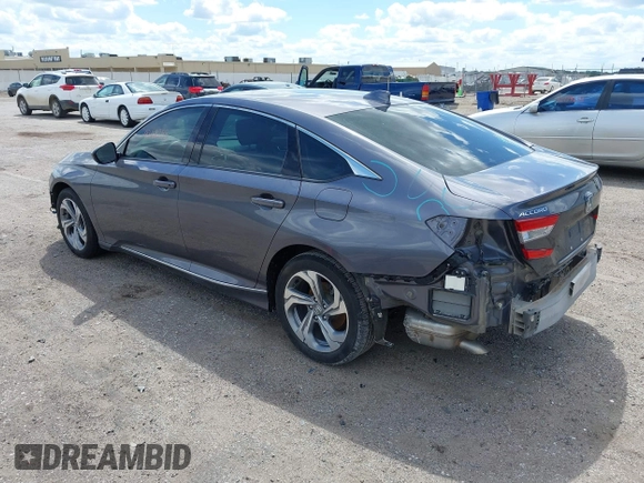 2019 Honda Accord EX with VIN 1HGCV1F44KA008325, listed as a IAAI auction lot 42168255 with 87,541 mi miles and . Bid and sale history available at DreamBid. Image 3.