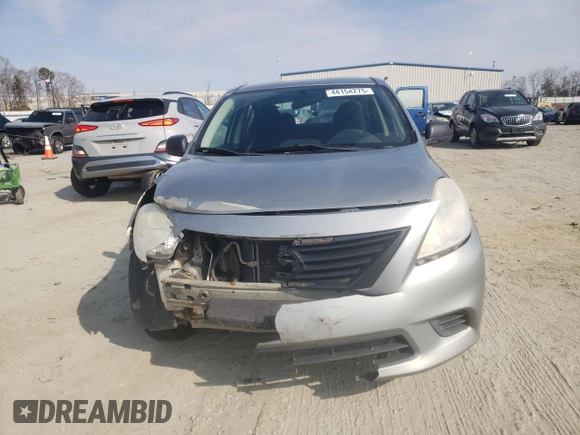 2014 Nissan Versa S with VIN 3N1CN7AP6EL835598, listed as a Copart auction lot 44154275 with 163,248 mi miles and Salvage Title. Bid and sale history available at carsss.com. Image 5.