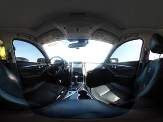 2014 Infiniti Q50 Premium with VIN JN1BV7AP5EM672766, listed as a IAAI auction lot 42107952 with 66,929 mi miles. Bid and sale history available at carsss.com. Image 18.