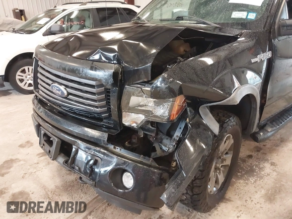 2012 Ford F-150 XL with VIN 1FTFX1EF8CFA73434, listed as a IAAI auction lot 40370165 with 128,733 mi miles. Bid and sale history available at carsss.com. Image 6.