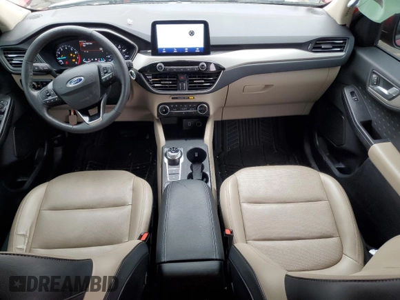 2020 Ford Escape SEL with VIN 1FMCU0H68LUA99184, listed as a Copart auction lot 57451135 with 43,123 mi miles and Salvage title. Bid and sale history available at DreamBid. Image 8.