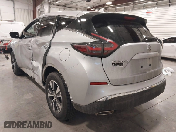 2019 Nissan Murano SL with VIN 5N1AZ2MS2KN111958, listed as a IAAI auction lot 41454236 with 55,692 mi miles and . Bid and sale history available at DreamBid. Image 3.