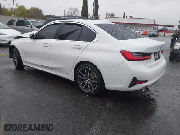 2019 BMW 3 Series 330i with VIN WBA5R1C54KAK09616, listed as a IAAI auction lot 41708353 with 46,277 mi miles and . Bid and sale history available at DreamBid. Image 3.