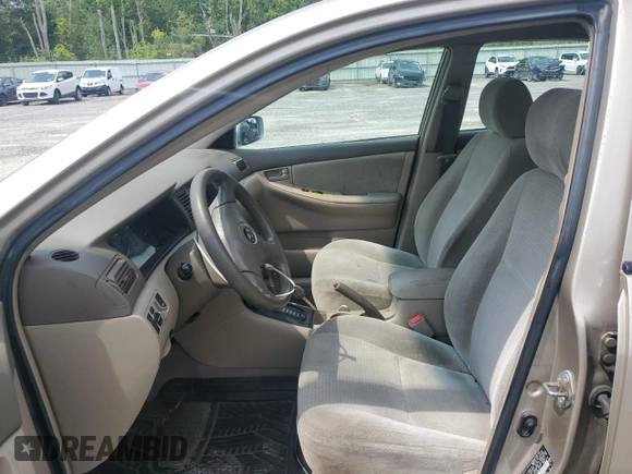 2007 Toyota Corolla CE with VIN 2T1BR32E57C756772, listed as a Copart auction lot 64701975 with 124,145 mi miles and Clean title. Bid and sale history available at DreamBid. Image 7.