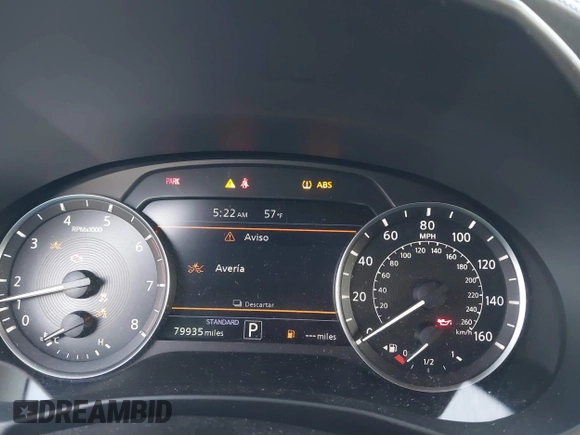 2021 Infiniti QX50 Luxe with VIN 3PCAJ5BA9MF124179, listed as a IAAI auction lot 42296244 with 79,935 mi miles and . Bid and sale history available at DreamBid. Image 7.
