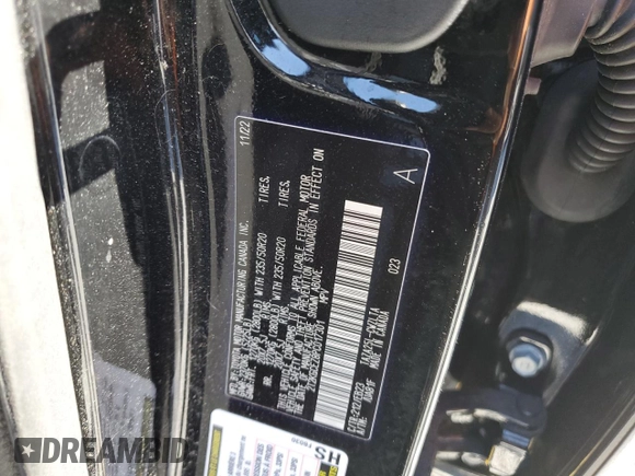 2023 Lexus NX with VIN 2T2KGCEZ8PC017301, listed as a Copart auction lot 48868185 with 44,617 mi miles and Salvage Title. Bid and sale history available at carsss.com. Image 16.