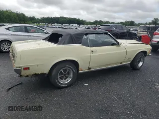 1970 Ford Mustang z VIN 0F03F162390, wystawiony jako Copart lot #60489935 z przebiegiem 99 932 mil mil oraz Czysty tytuł • Clean title. Historia ofert i sprzedaży dostępna na DreamBid. Obrazek 3.